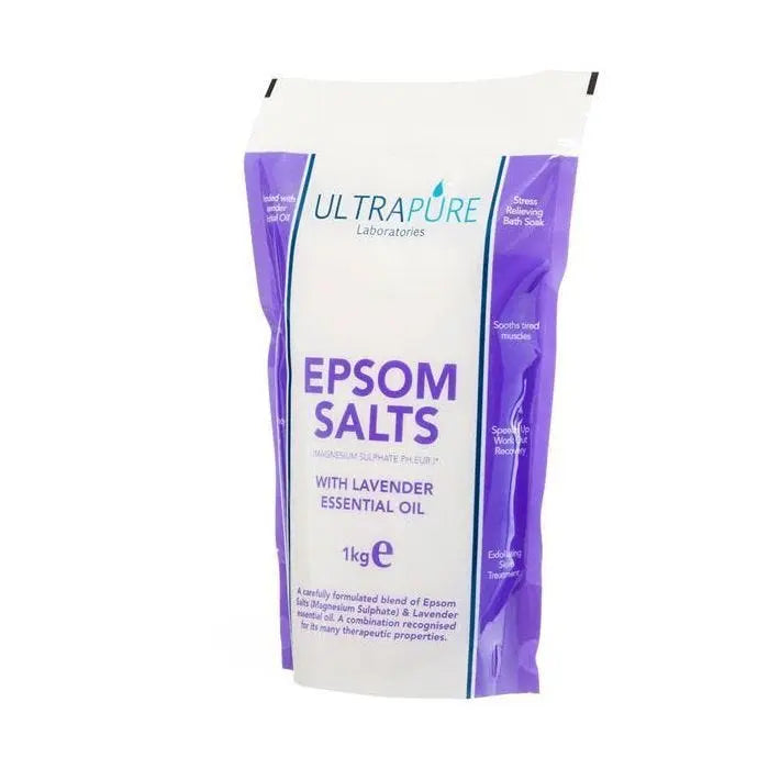 ULTRAPURE EPSOM SALTS & LAVENDER OIL 1KG