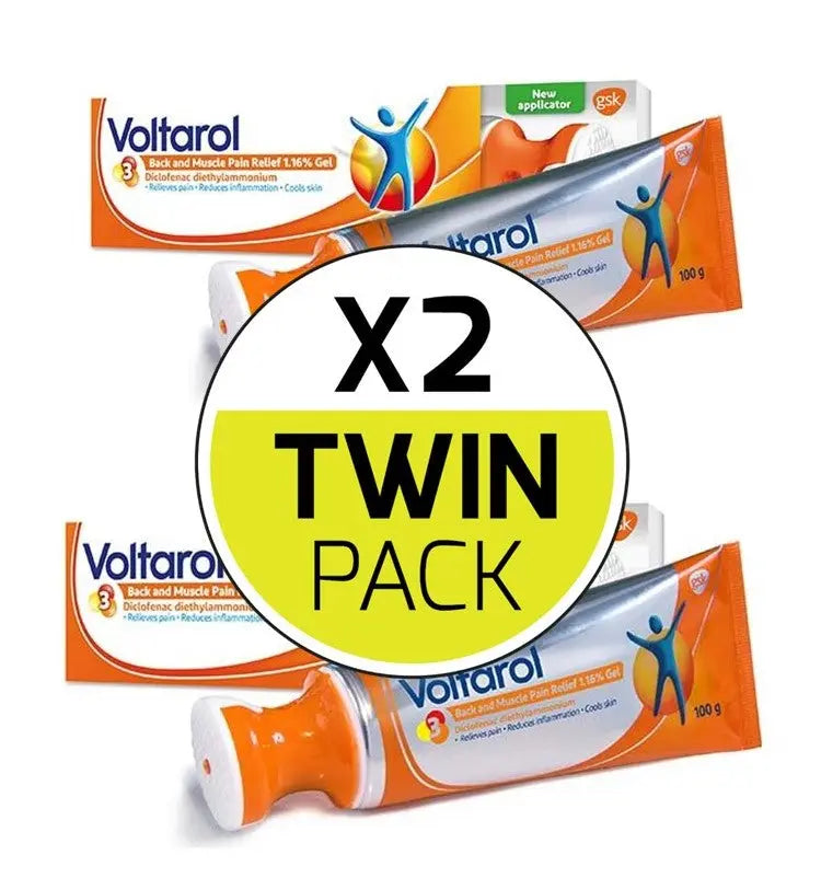 VOLTAROL 1% NO MESS 100G TWIN PACK